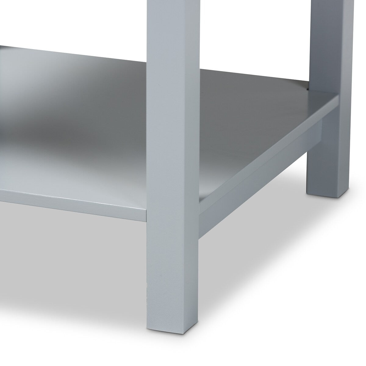 Willow Modern Transitional Light Grey Finished 2-Drawer Wood Nightstand