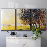Willows at Sunset, 1889 - Multi Piece Framed Canvas