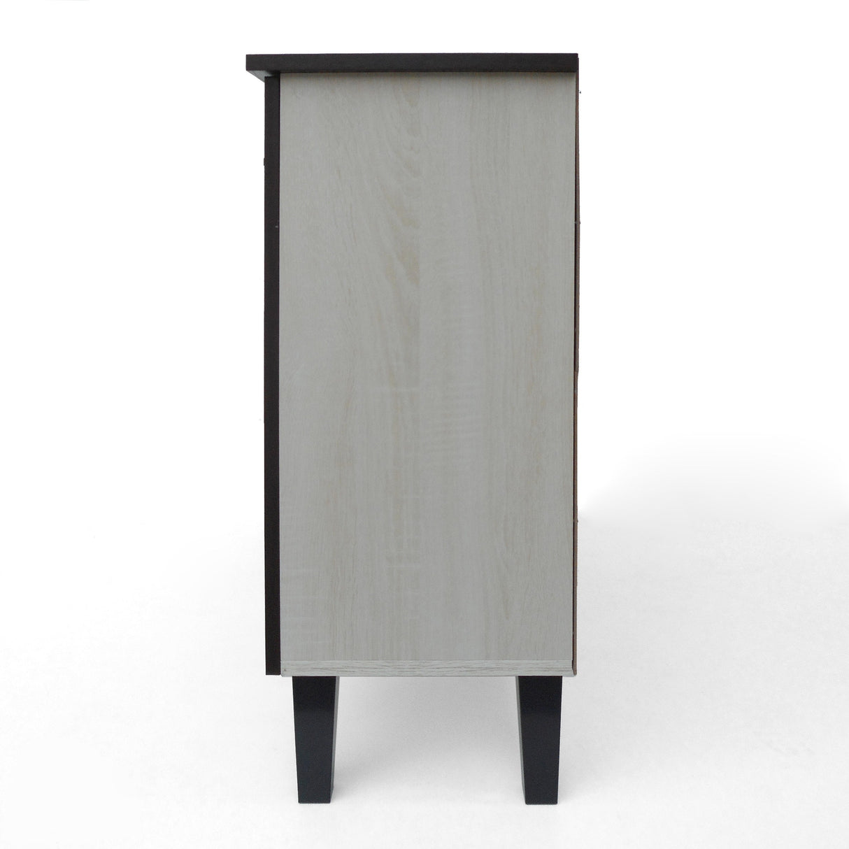 Wilnona Mid-Century 3-Shelf Faux Wood Cabinet by Christopher Knight Home
