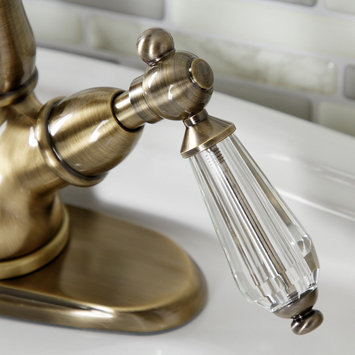 Kingston Brass Wilshire Two-Handle 1-or-3 Hole Deck Mount Vessel Faucet