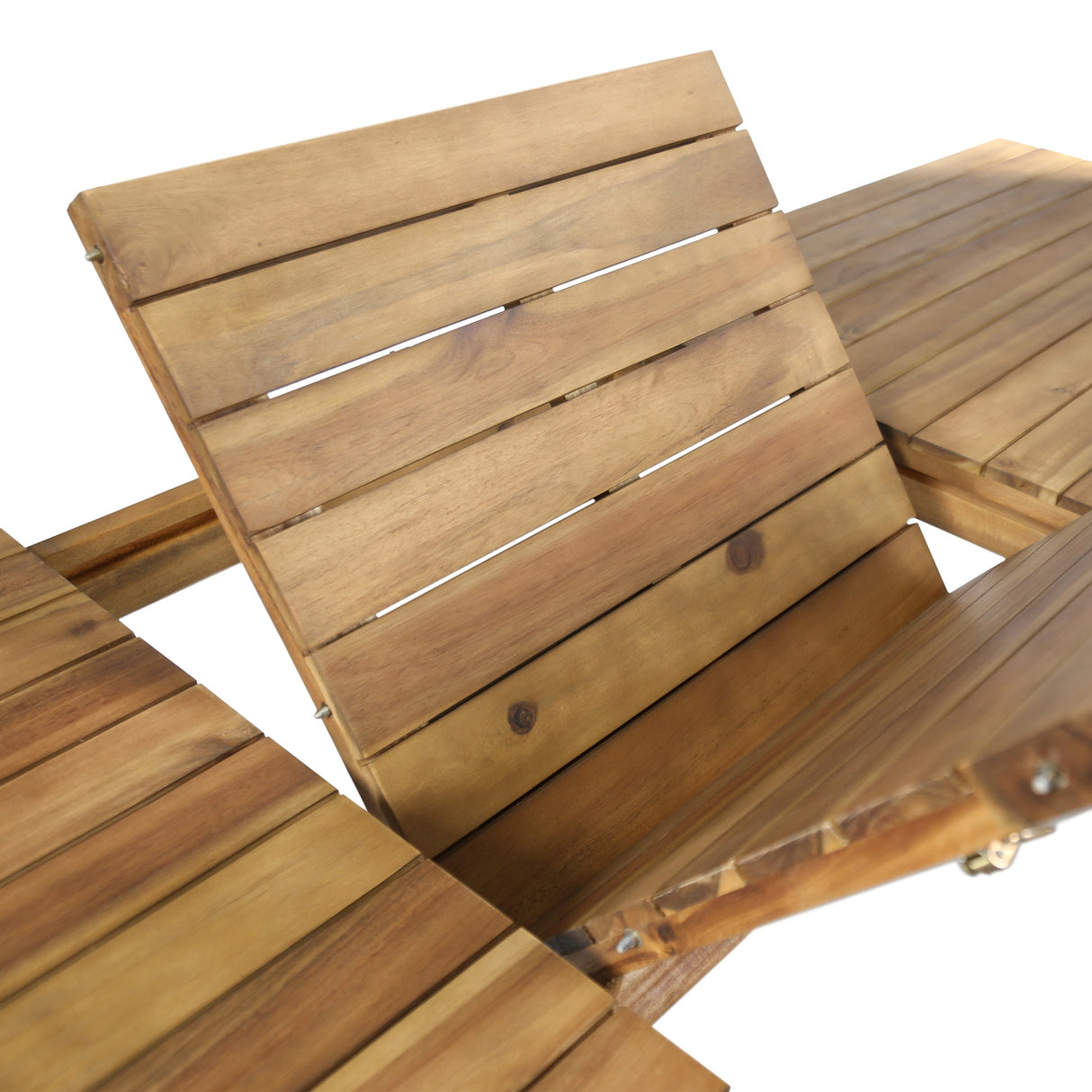 Wilson Outdoor Wood Expandable Rectangle Dining Set by Christopher Knight Home