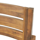 Wilson Outdoor Wood Expandable Rectangle Dining Set by Christopher Knight Home