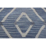 Noori Rug Winchester Kilim Vinson Grey/Blue Rug - 6'6 x 9'2