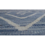 Noori Rug Winchester Kilim Vinson Grey/Blue Rug - 6'6 x 9'2
