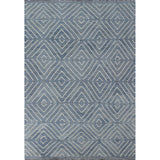 Noori Rug Winchester Kilim Vinson Grey/Blue Rug - 6'6 x 9'2