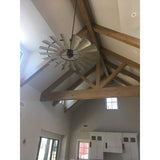 WindFlower 60``Ceiling Fan Black - Exact Size