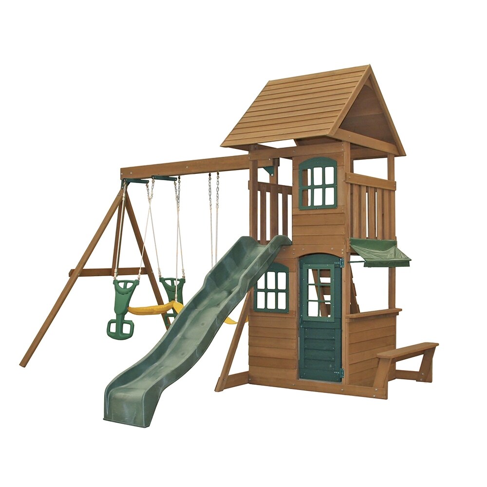 KidKraft Windale Wooden Swing Set / Playset