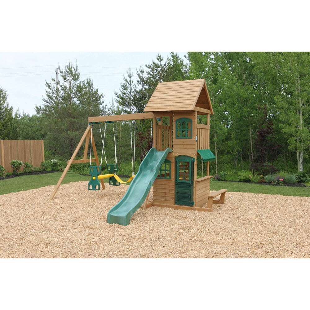 KidKraft Windale Wooden Swing Set / Playset