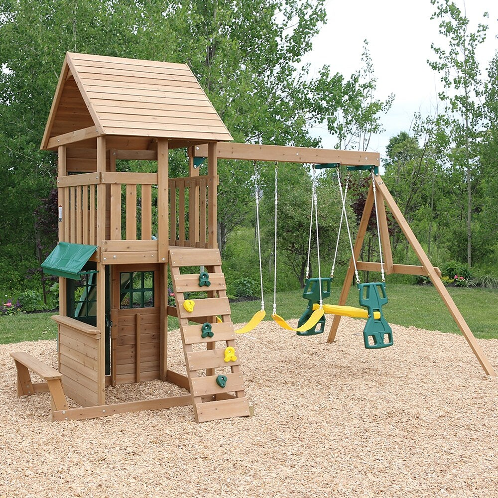 KidKraft Windale Wooden Swing Set / Playset