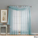 Window Elements Diamond Sheer Voile 216-inch Curtain Scarf