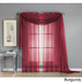 Window Elements Diamond Sheer Voile 216-inch Curtain Scarf