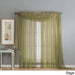 Window Elements Diamond Sheer Voile 216-inch Curtain Scarf