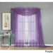 Window Elements Diamond Sheer Voile 216-inch Curtain Scarf