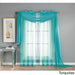 Window Elements Diamond Sheer Voile 216-inch Curtain Scarf
