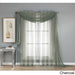 Window Elements Diamond Sheer Voile 216-inch Curtain Scarf