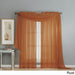 Window Elements Diamond Sheer Voile 216-inch Curtain Scarf
