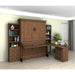 Henderson Queen Office Murphy Desk Bed - 2 Piers, Desktop