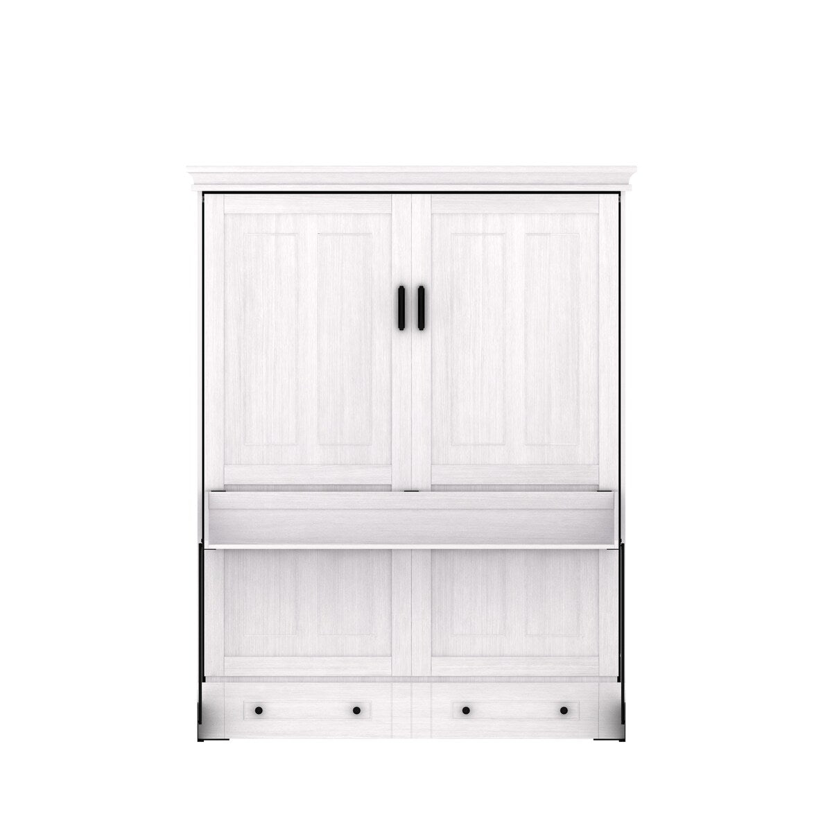 Henderson Queen Office Murphy Desk Bed - 2 Piers, Desktop