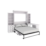 Henderson Queen Office Murphy Desk Bed - 2 Piers, Desktop