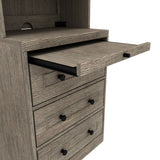 Henderson Queen Office Murphy Desk Bed - 2 Piers, Desktop
