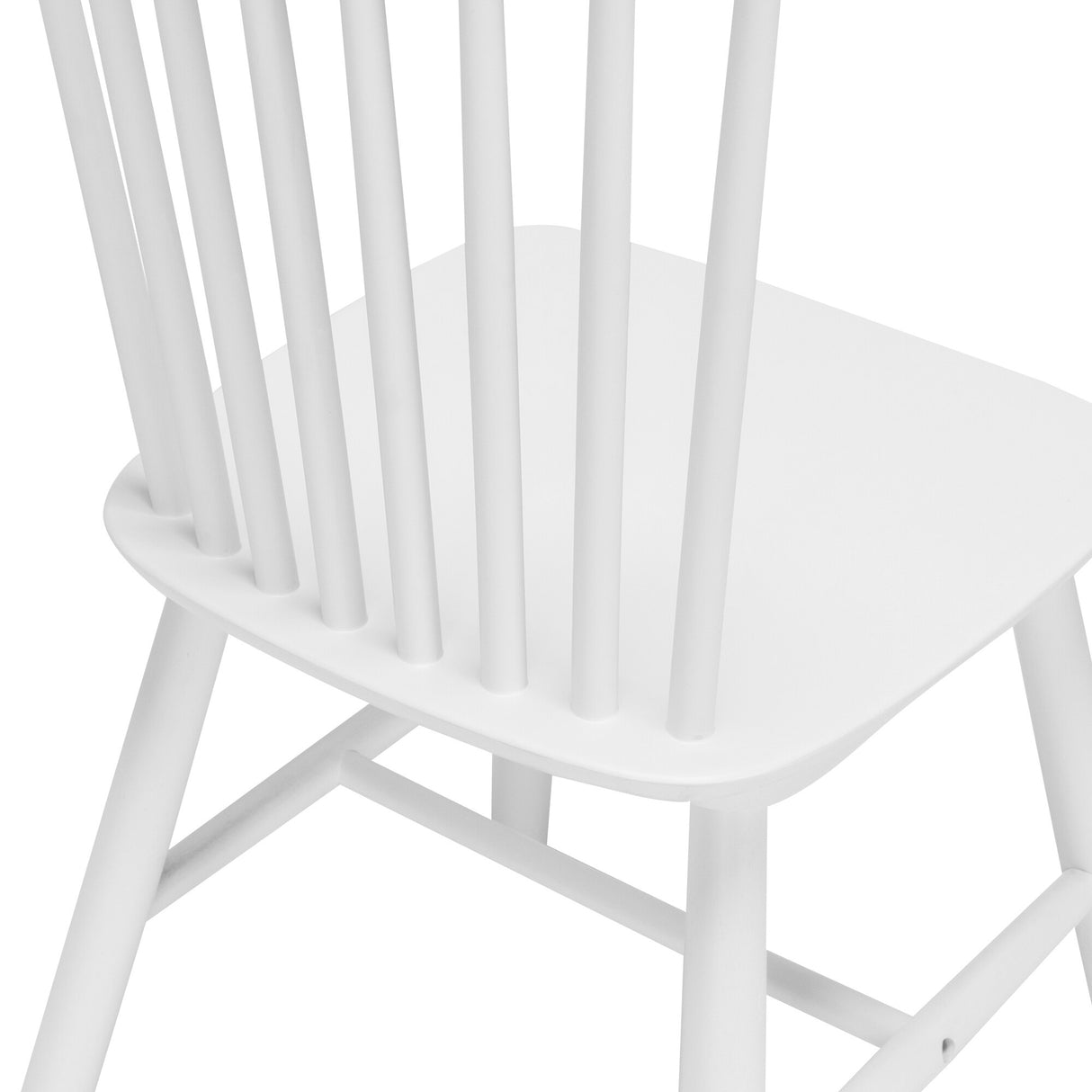 LUE BONA Windsor Solid Wood Dining Chairs For Kitchen And Dining Room Set of 4 - 18.1"D x 18.1"W x 35.1"H