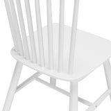 LUE BONA Windsor Solid Wood Dining Chairs For Kitchen And Dining Room Set of 4 - 18.1"D x 18.1"W x 35.1"H