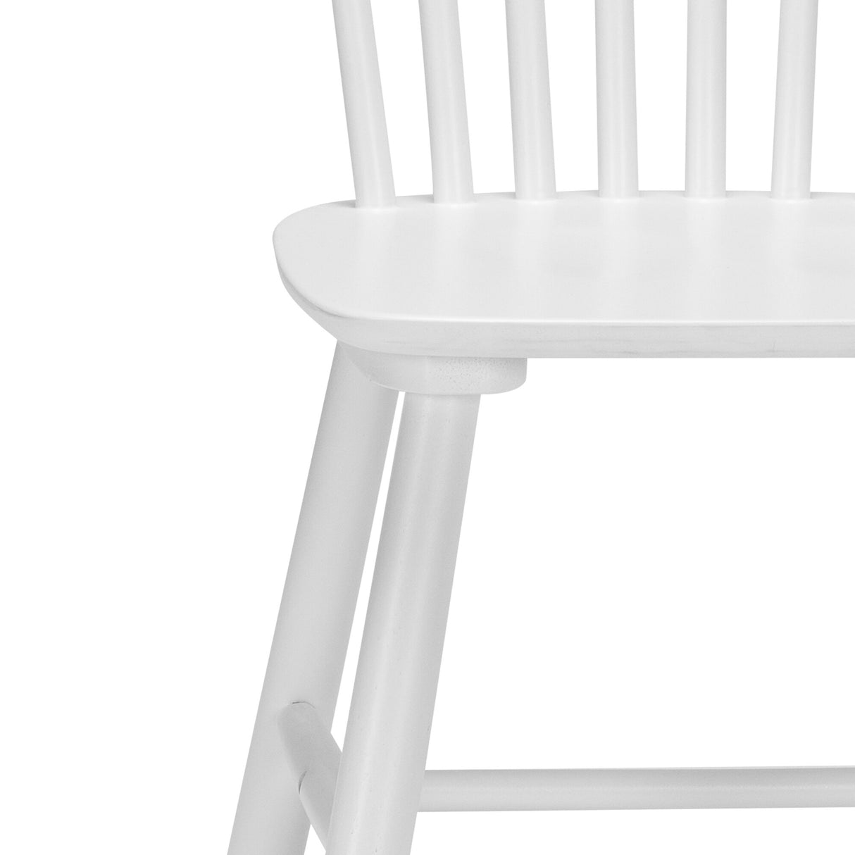 LUE BONA Windsor Solid Wood Dining Chairs For Kitchen And Dining Room Set of 4 - 18.1"D x 18.1"W x 35.1"H