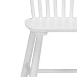 LUE BONA Windsor Solid Wood Dining Chairs For Kitchen And Dining Room Set of 4 - 18.1"D x 18.1"W x 35.1"H