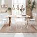 LUE BONA Windsor Solid Wood Dining Chairs For Kitchen And Dining Room Set of 4 - 18.1"D x 18.1"W x 35.1"H
