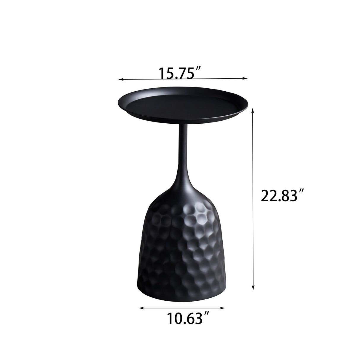 Wine Cup Metal Nightstand