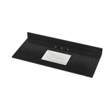 Winette 49" x 22" Quartz Bathroom Vanity Top with White Rectangular Cermic Sink and Backsplash