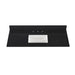 Winette 49" x 22" Quartz Bathroom Vanity Top with White Rectangular Cermic Sink and Backsplash