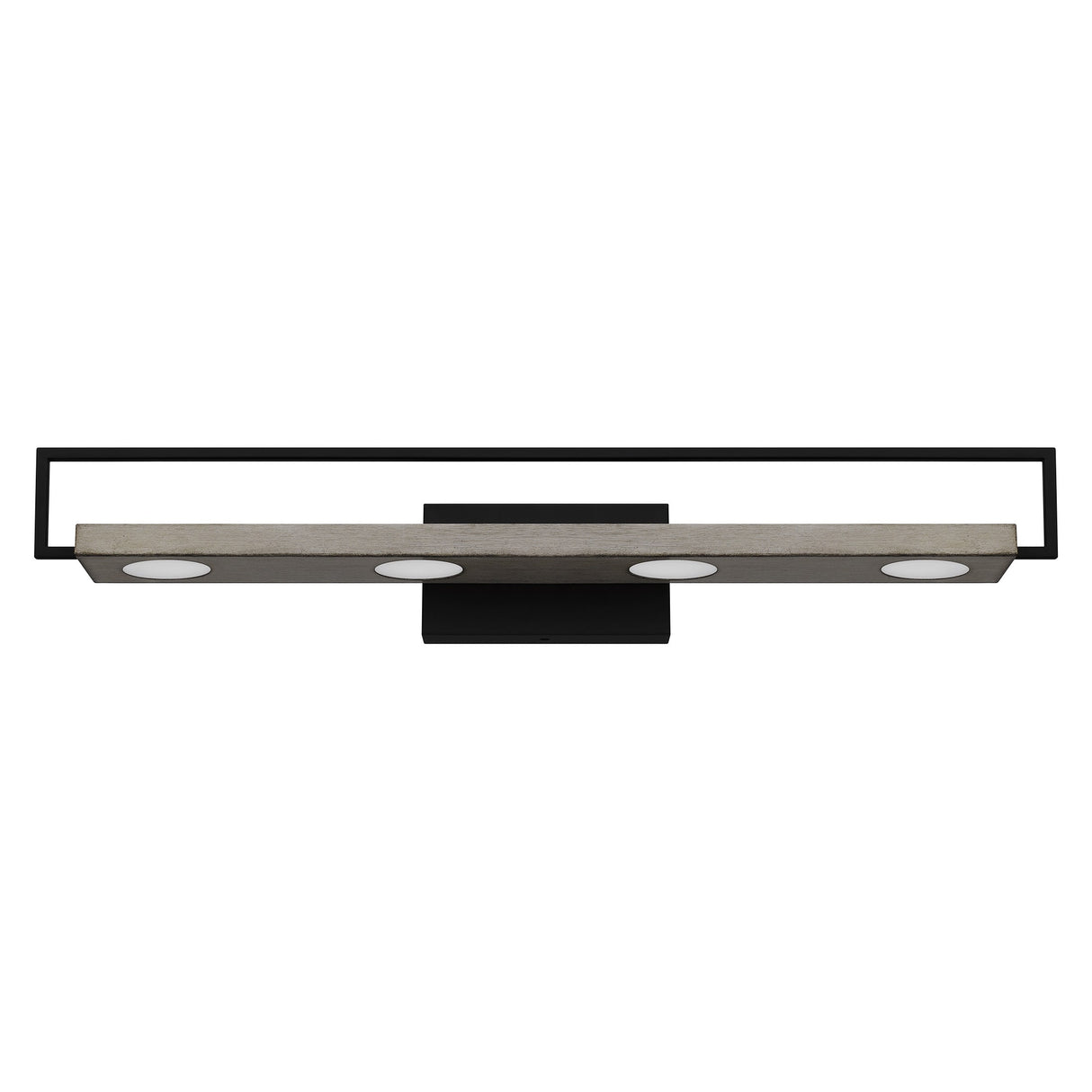 Winnett Integrated LED Matte Black Bath Bar