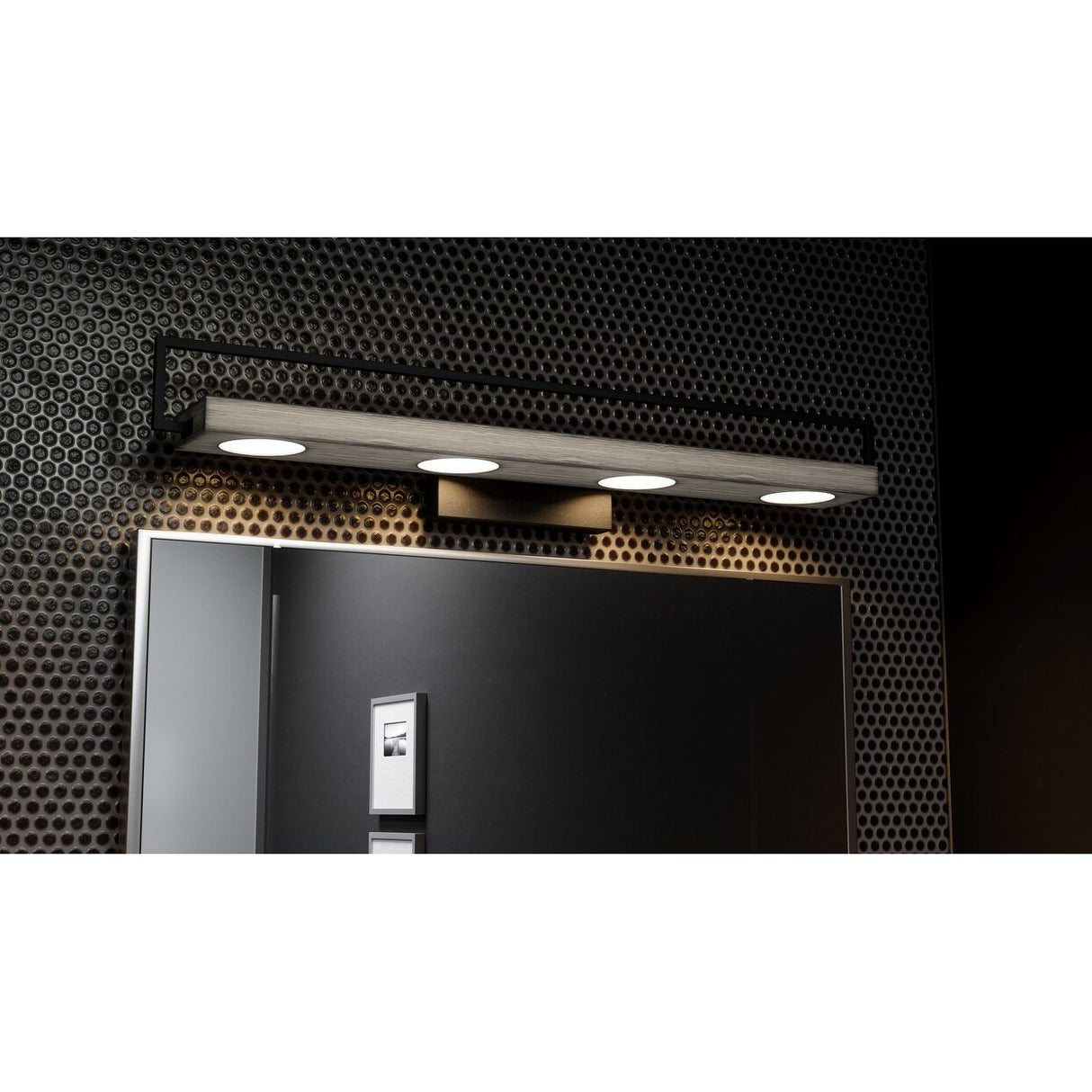 Winnett Integrated LED Matte Black Bath Bar
