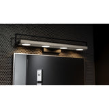 Winnett Integrated LED Matte Black Bath Bar