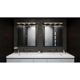 Winnett Integrated LED Matte Black Bath Bar