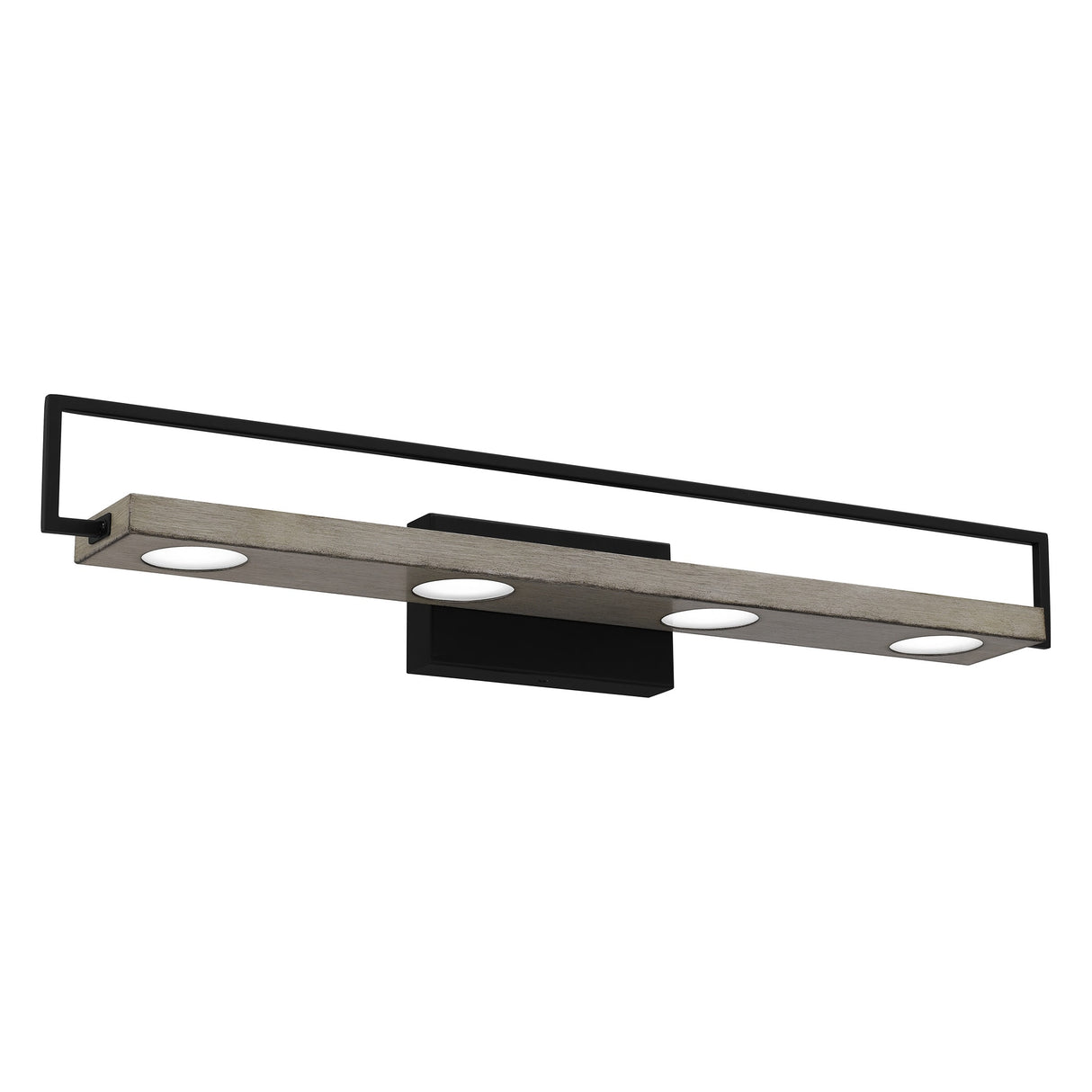 Winnett Integrated LED Matte Black Bath Bar