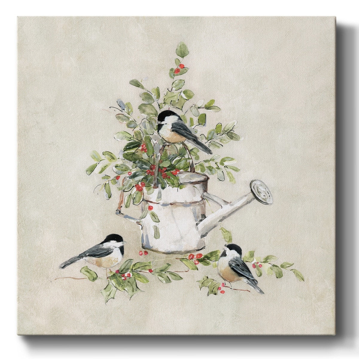 Winter Garden Gathering I-Gallery Wrapped Canvas
