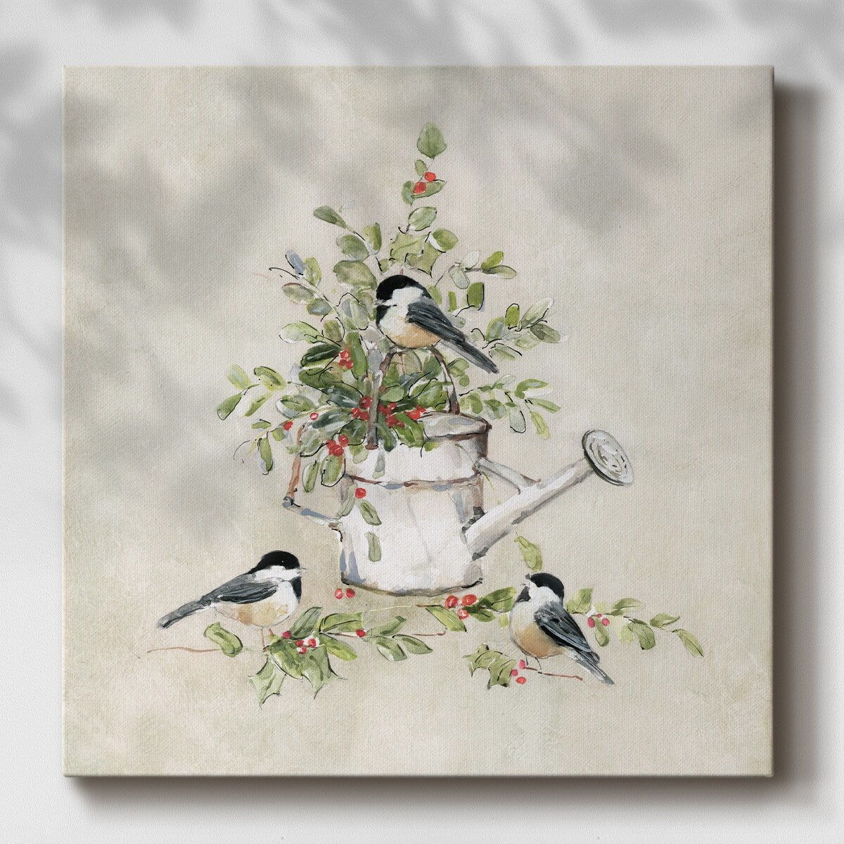 Winter Garden Gathering I-Gallery Wrapped Canvas