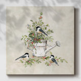 Winter Garden Gathering I-Gallery Wrapped Canvas