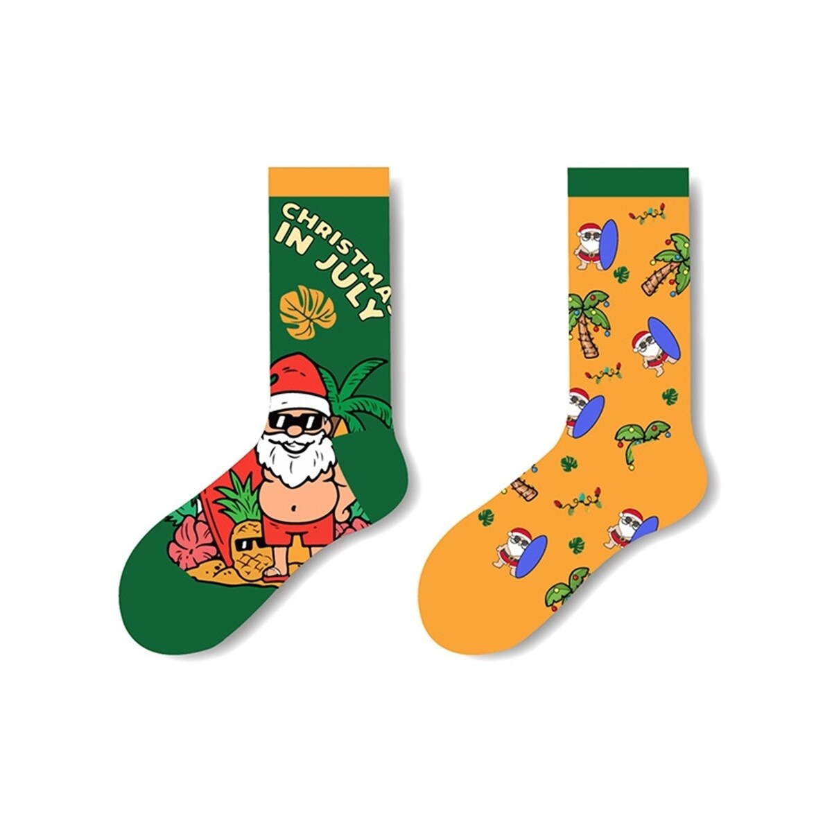 Winter Socks Colorful Cartoon Print MidTube AntiSlip Thick Knitted Elastic Breathable Colorfast No Warm AntiShrink