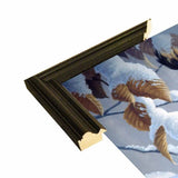 Winter Watch - Great Horned Owl-WILGOE5669 Framed Print 35.25"x23" by Wilhelm Goebel