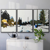 Winterhood - Multi Piece Framed Canvas