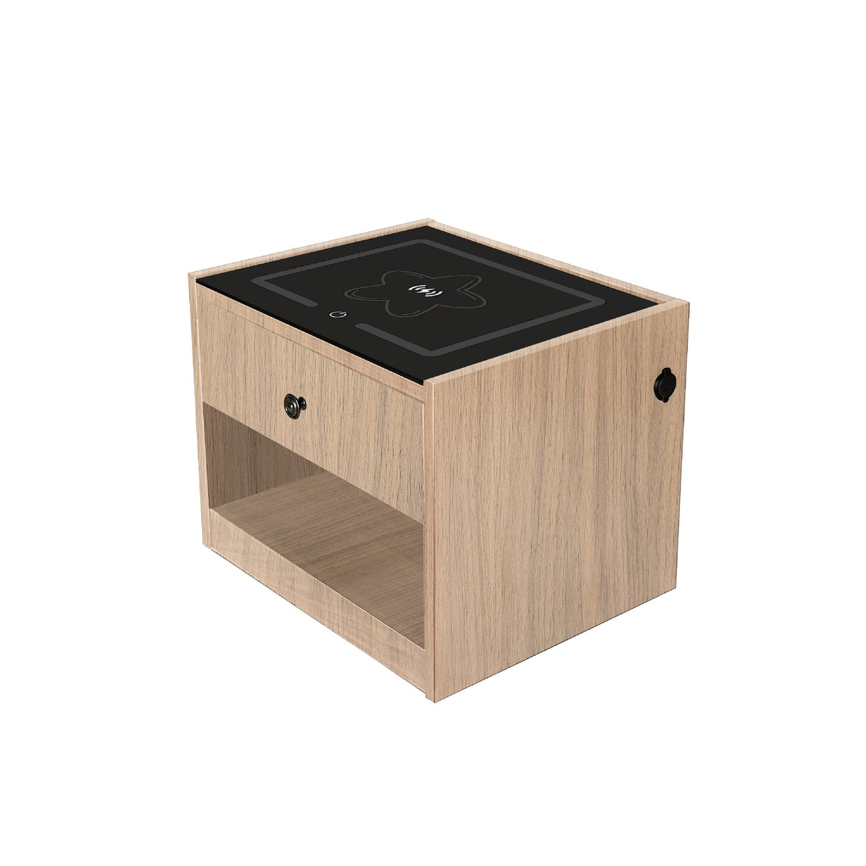 Nightstand with Wireless Charging Station