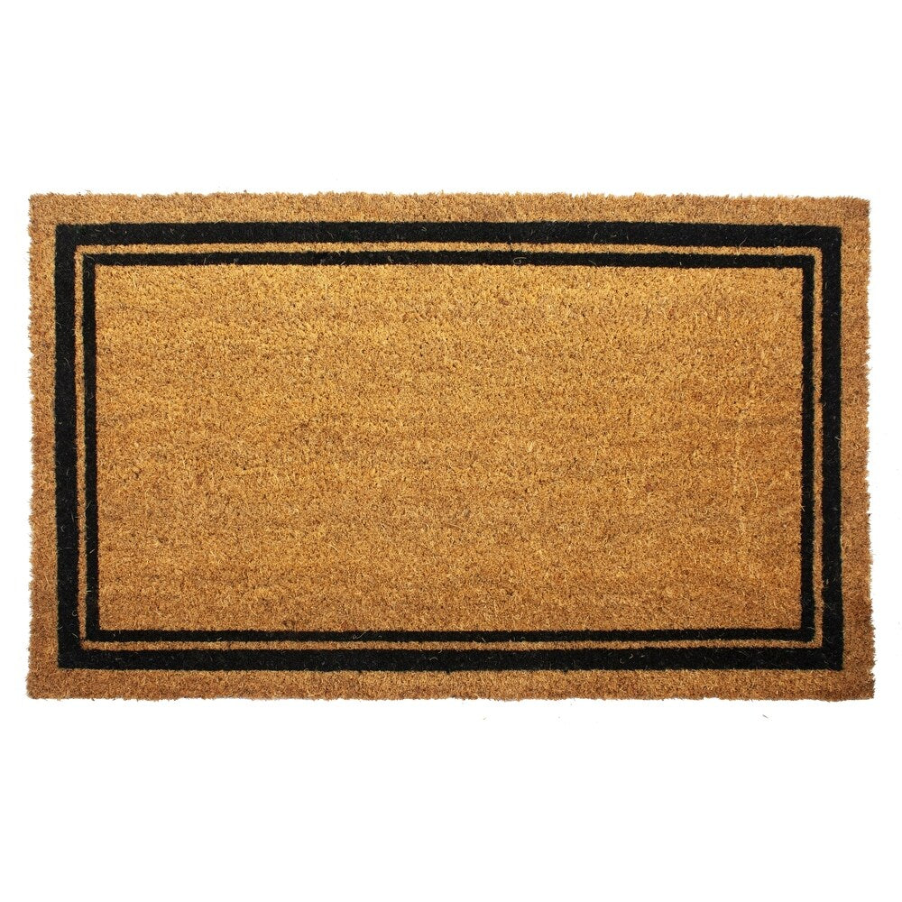 Entryways With Border Coir Doormat