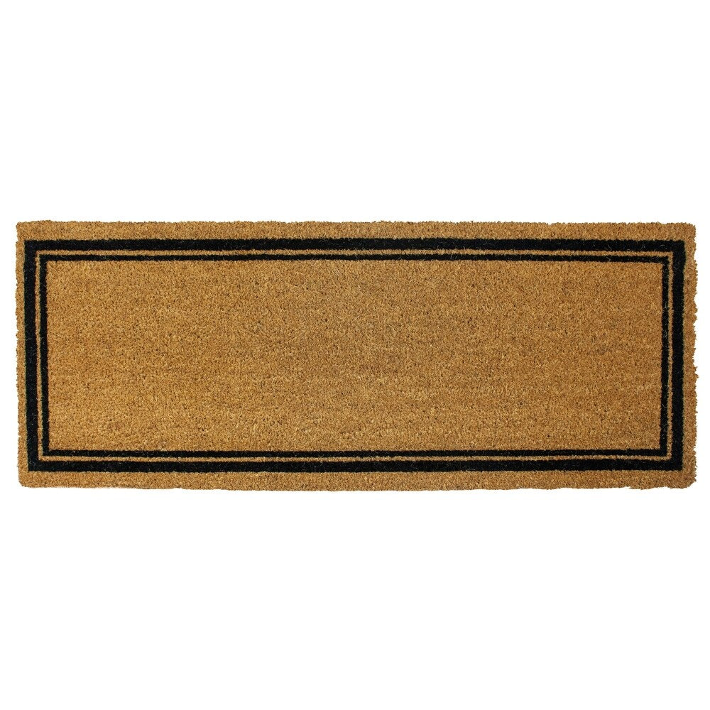 Entryways With Border Coir Doormat