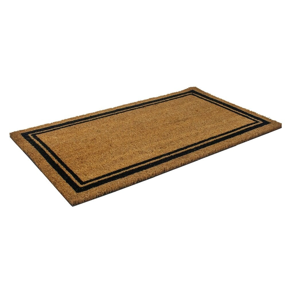 Entryways With Border Coir Doormat