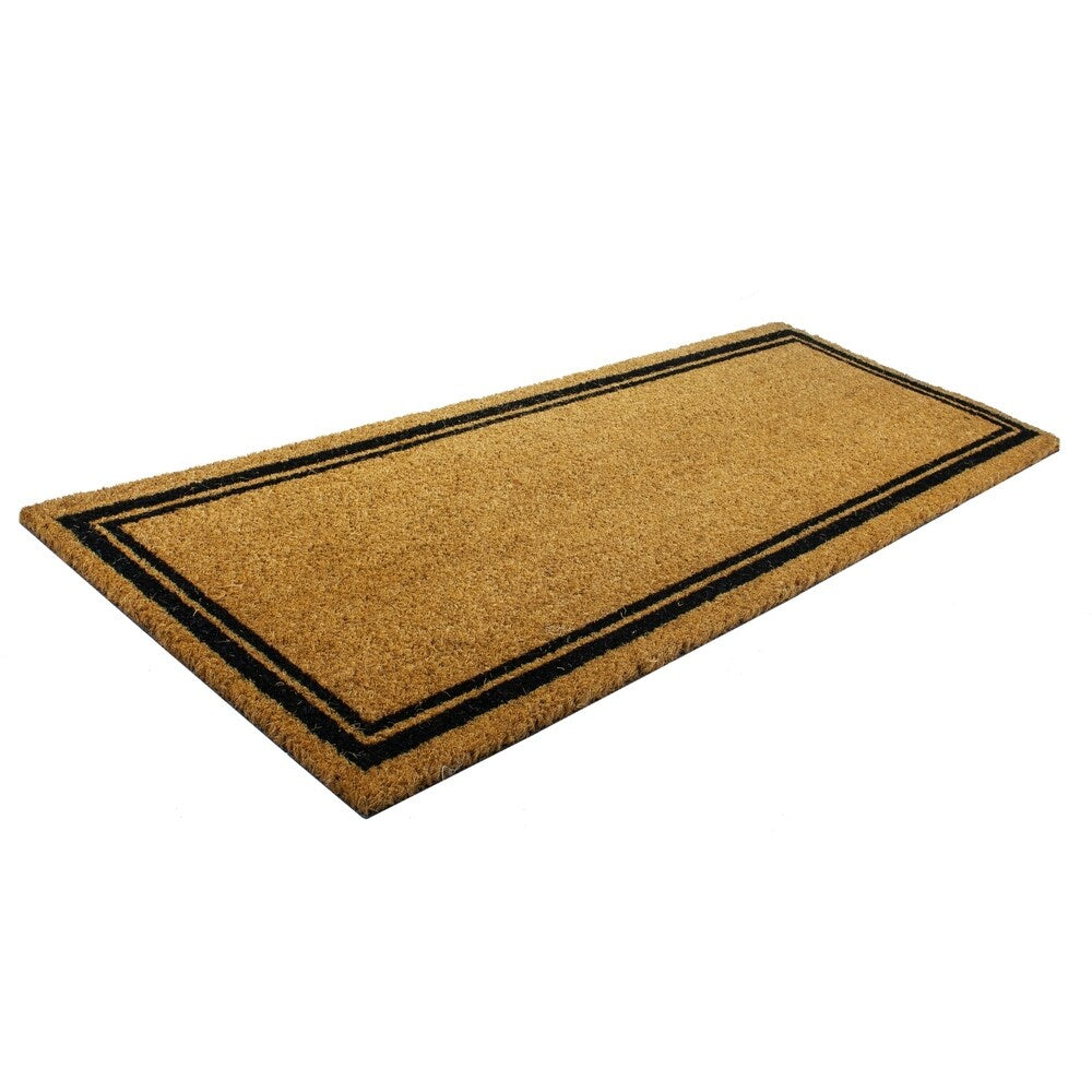 Entryways With Border Coir Doormat