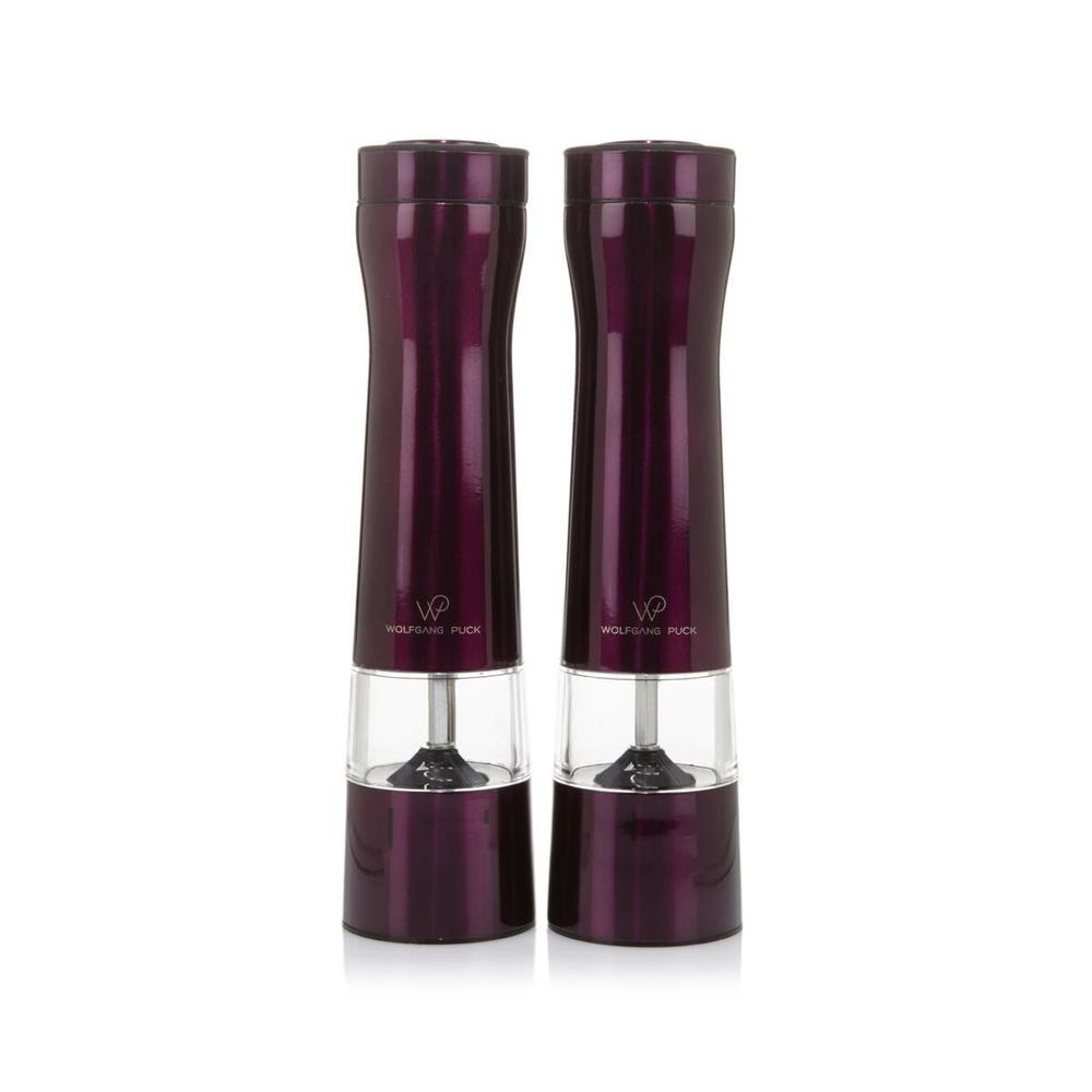 Wolfgang Puck Spice Mill Duo with Adjustable Grinders in Gift Box