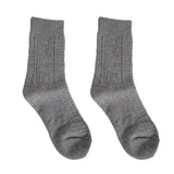 Women Fall Winter Socks MidTube Ankle Thick Knitted High Elasticity Solid Color Soft Warm AntiSlip No Sports Daily